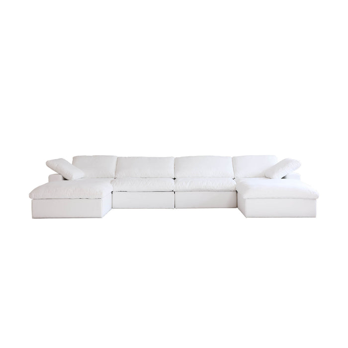 6 pc stuffed Sectional Sofa Set