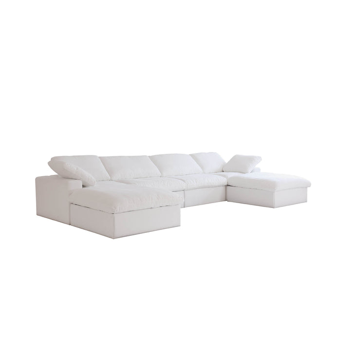 6 pc stuffed Sectional Sofa Set